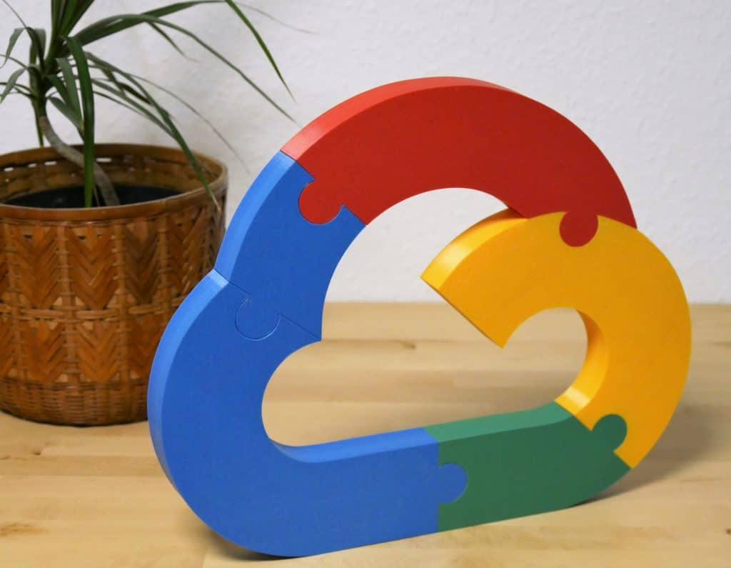 3D-Logo - Kennmal freistehend für Google