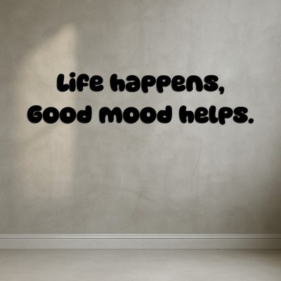 3d-beschriftung-Good mood helps.-vorschau-schriftzug-1