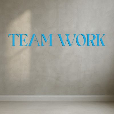 3d-beschriftung-TEAM WORK-vorschau-schriftzug-1