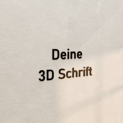 3d-schrift