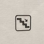 3d-symbol-treppe-pfeil-runter-tokyo-design