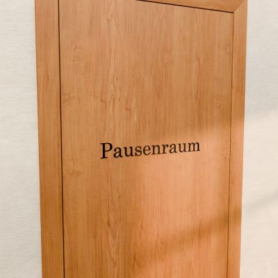 folienschrift-pausenraum